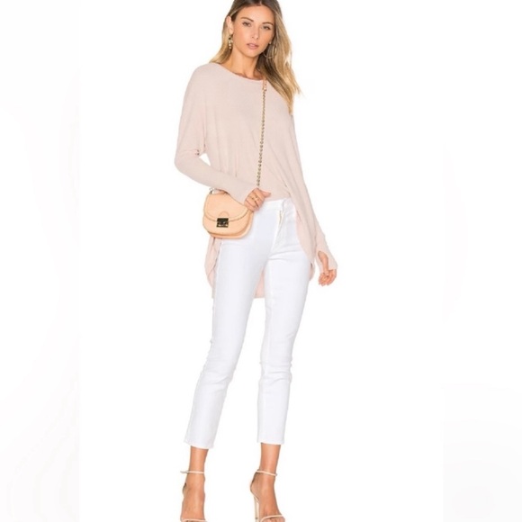 Mother The Looker White Crop Fray Jeans - Sz 28 Jeans